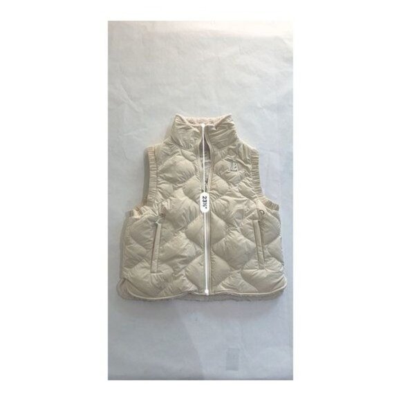 Magnlens Bradbury Reversible Vest in Cream - Picture 3 of 9